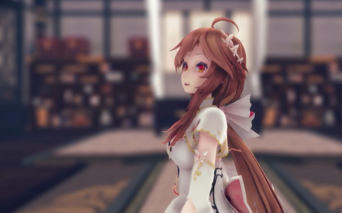 乐正绫mmd舞步踩着烛光于今夜此世间纷乱就作花飘扬蝶律