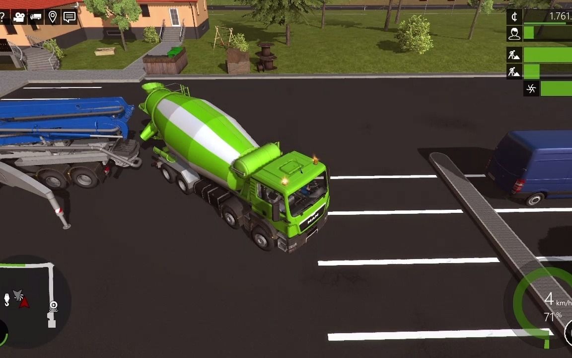 【建筑模拟2015】联机驾驶混凝土泵车施工_哔哩哔哩_bilibili