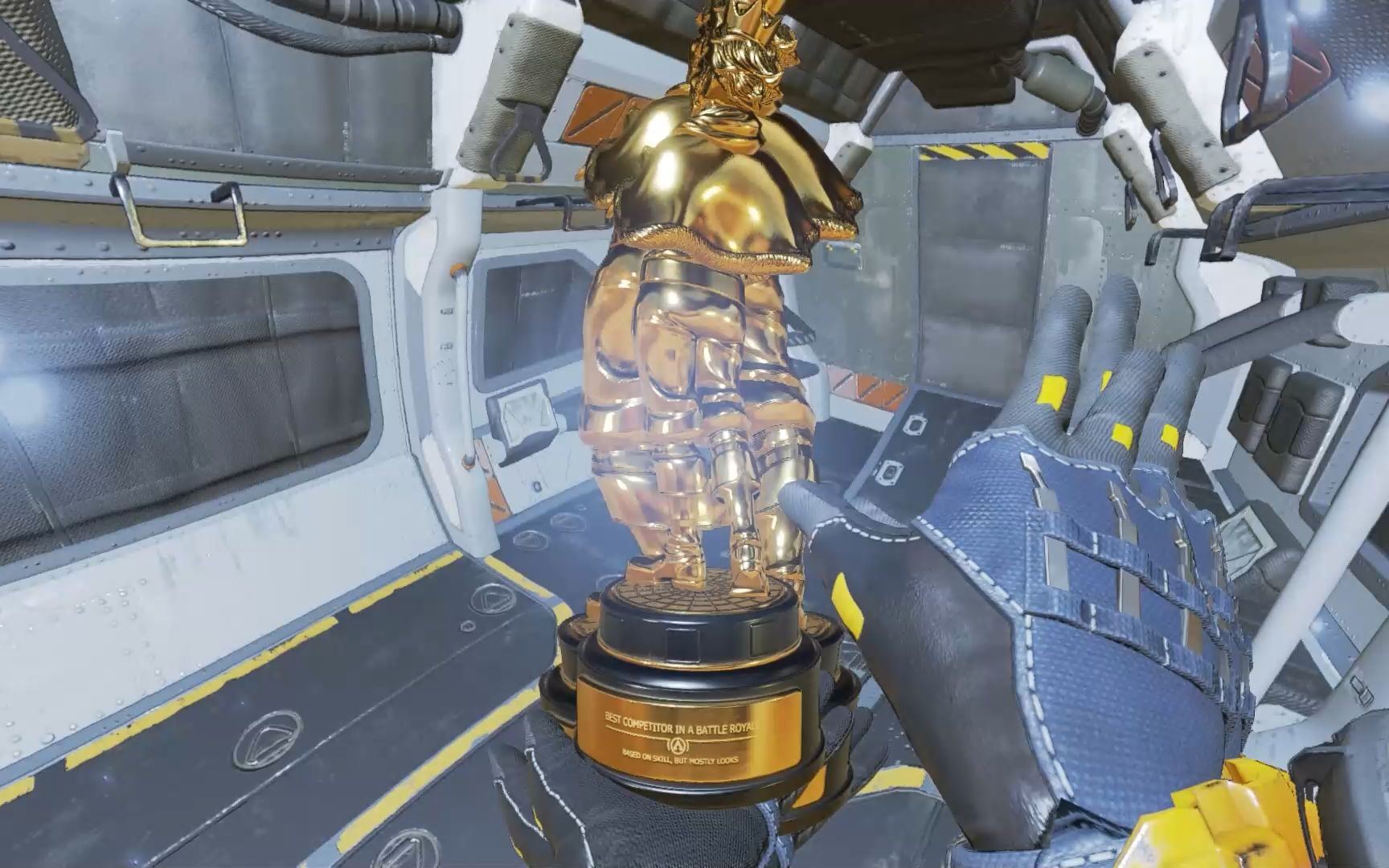 我小金人怎么变小黑人了!_apex英雄