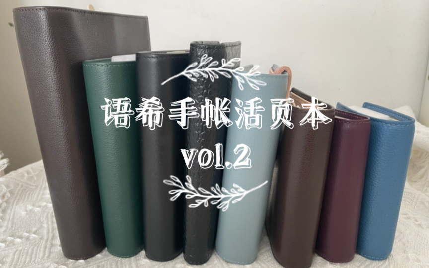 「予沐」语希手帐活页本分享vol.2哔哩哔哩bilibili