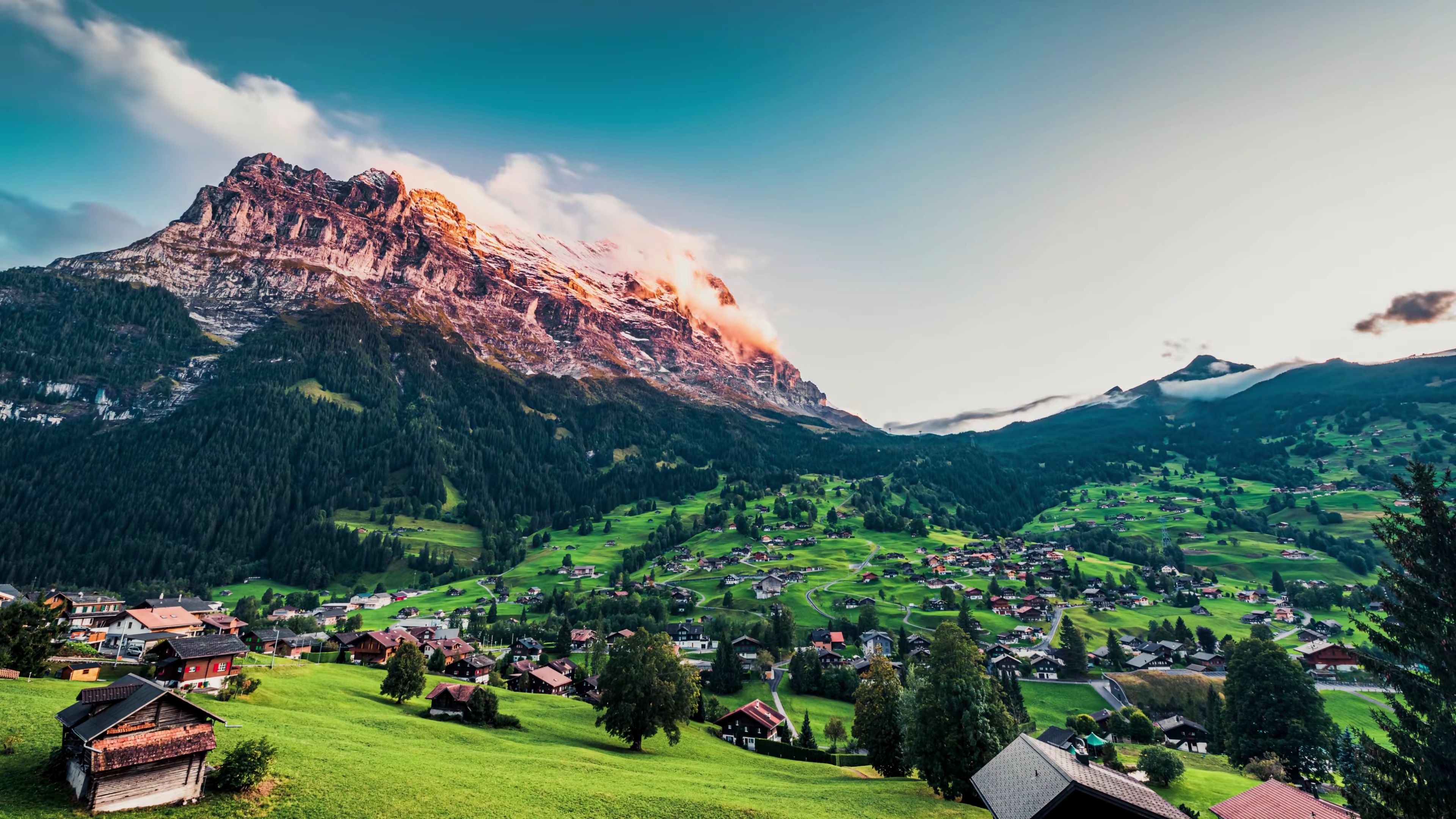 瑞士梦幻山坡格林德瓦尔德_哔哩哔哩_bilibili