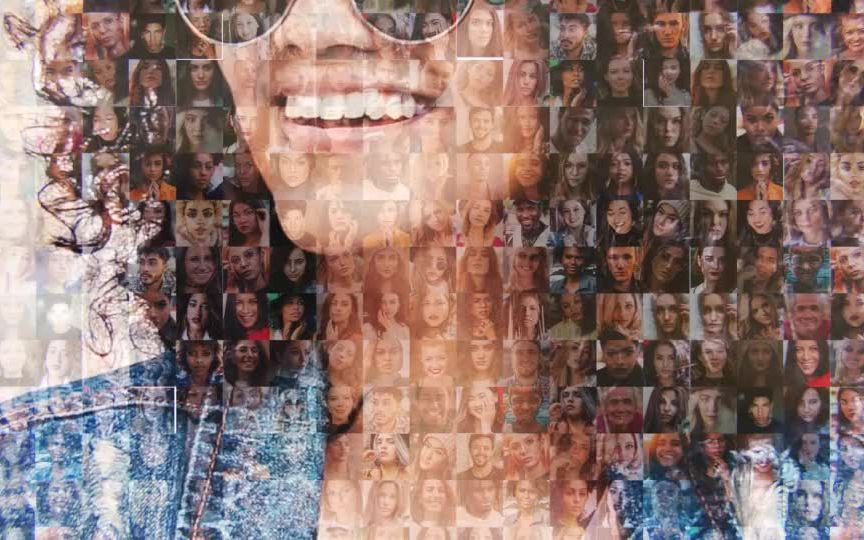 ae模板-多照片汇聚照片马赛克特效视频模板