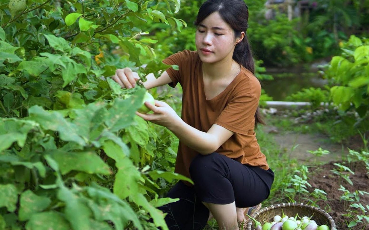 都说越南女人勤快,中国小伙在越南,实拍越南农村姑娘的真实生活