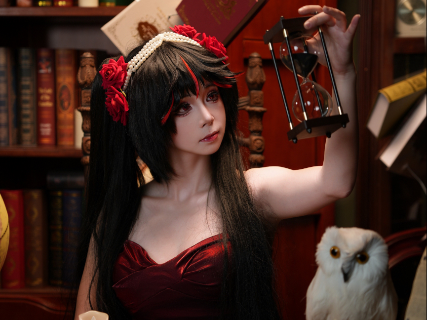 【战双帕弥什|露西亚鸦羽&红莲cos】请用一枝玫瑰纪念我