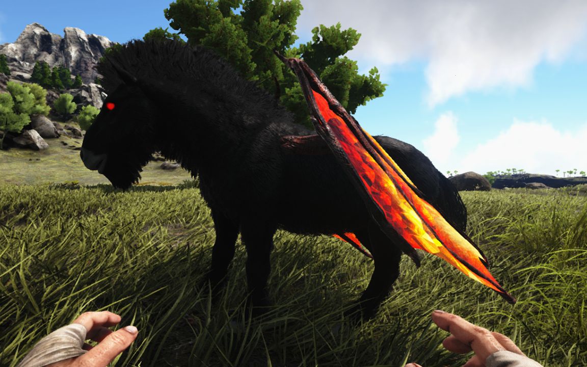 方舟生存进化恐惧 41 地狱恶魔马太帅了还会飞