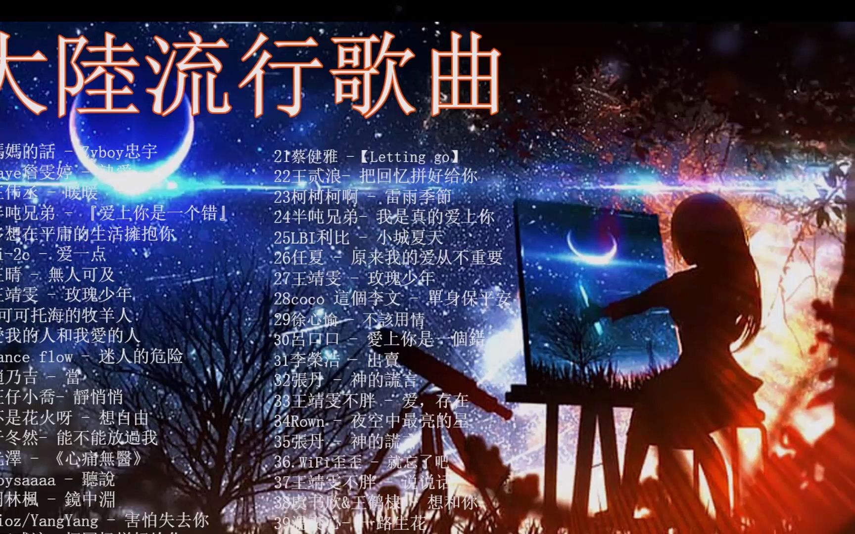 [图]2022最火的伤感歌曲 ?大陸流行歌曲 2022流行歌曲? 40 首超好聽的情歌 [ 2022抖音?熱歌 ] 最好的悲傷的愛情歌曲 New Tiktok