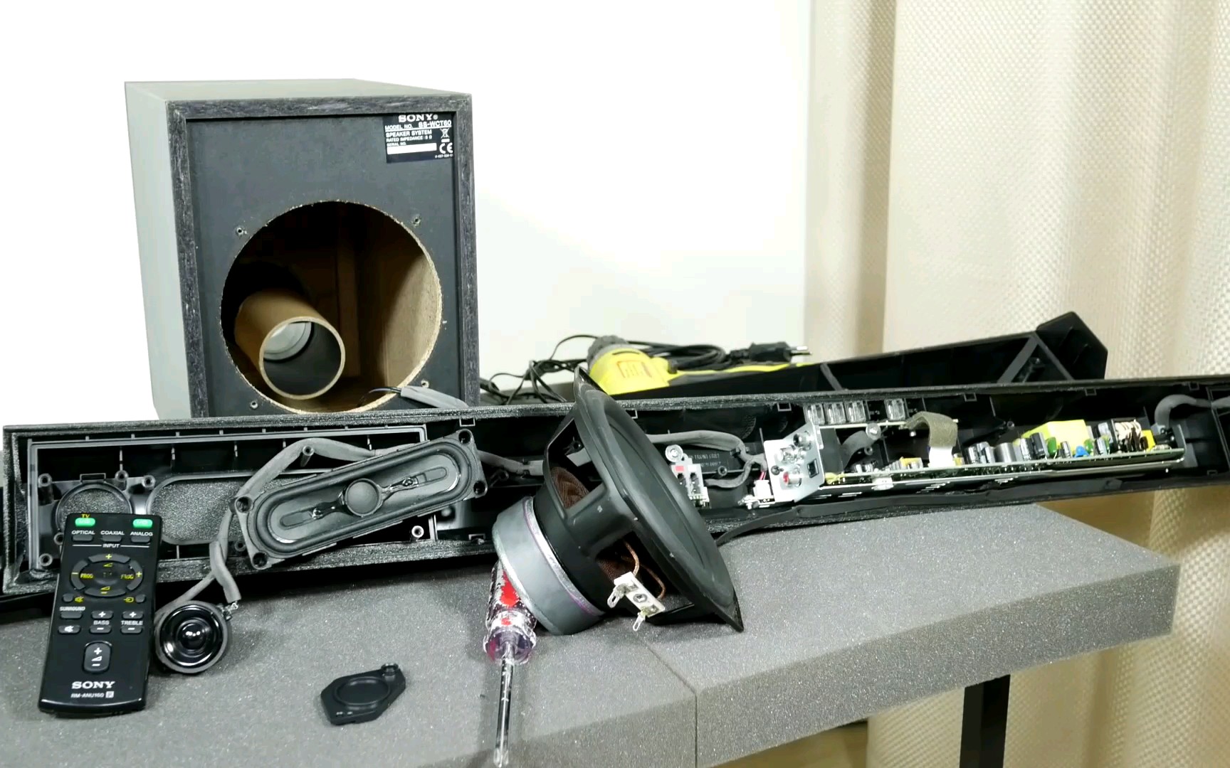 匠拆索尼低音炮soundbar拆解转载自artūrsm