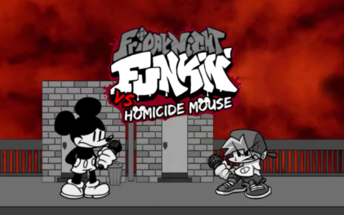 [图]优质模组FNF vs Homicide Mouse模组第一周两首歌