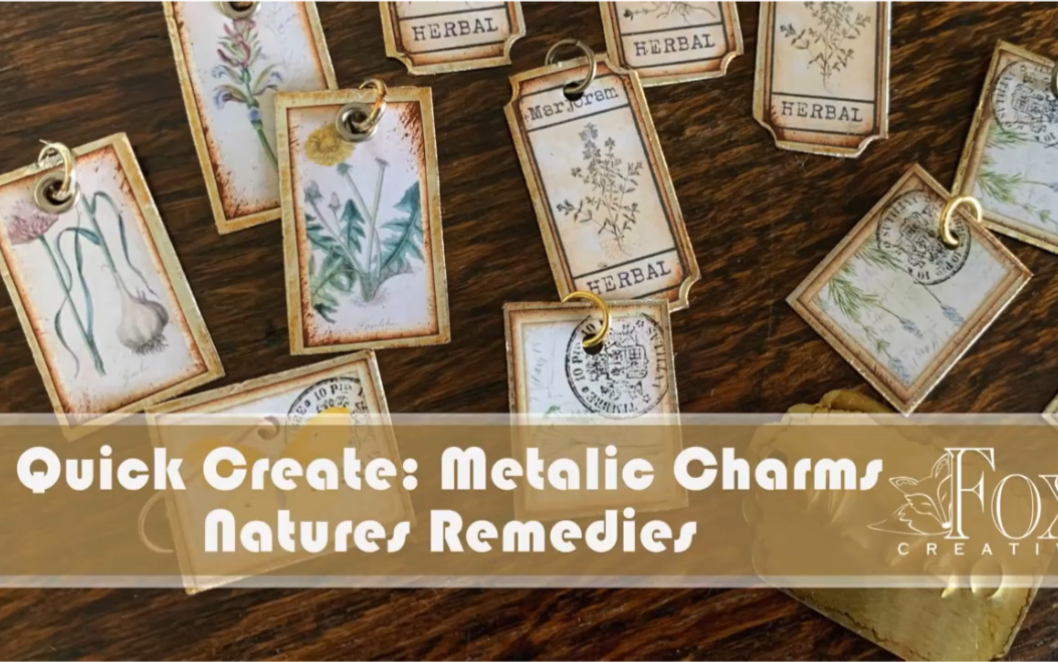 【教程】金属光泽纸制作类金属吊牌配件教程|Quick Create: Metallic Charms哔哩哔哩bilibili