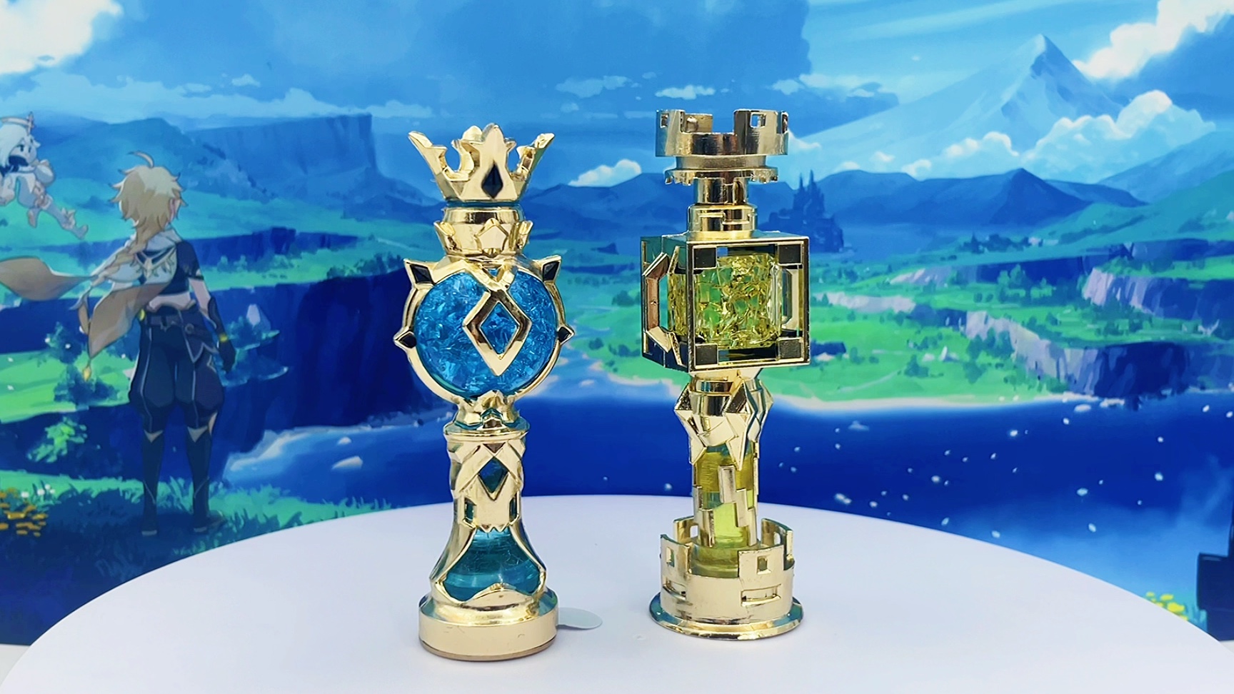 原神,钟离温迪神之心超好看