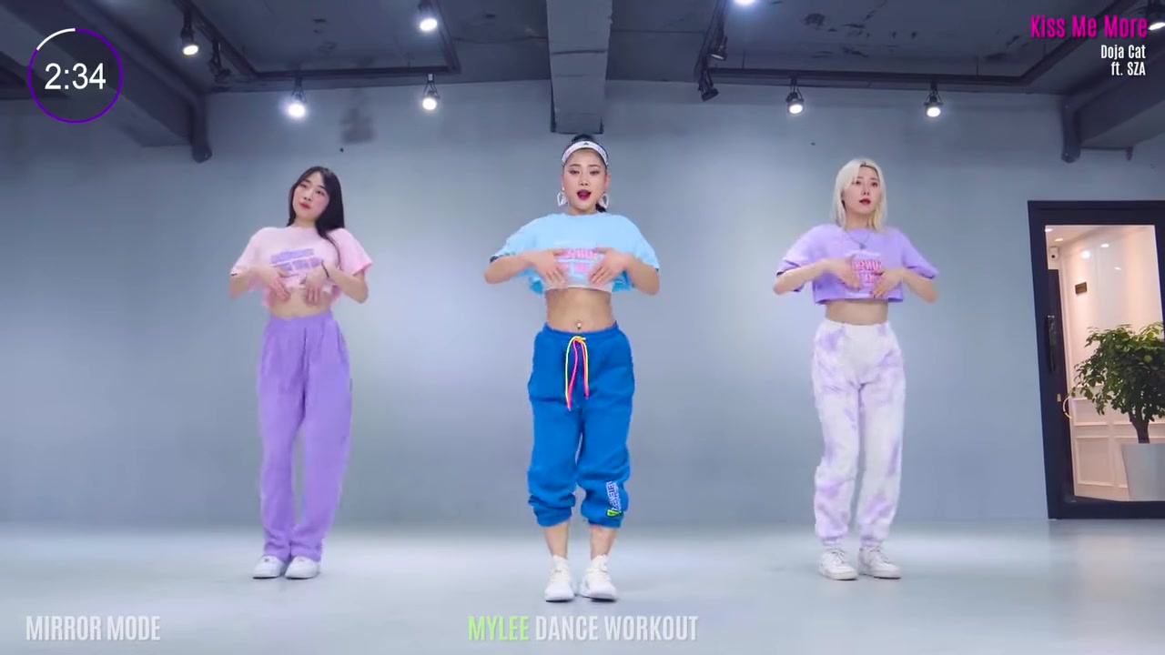 [图]韩国  爱豆  流行舞蹈有氧健身Doja Cat - Kiss Me More ft. SZA - MYLEE Cardio Dance Workout, Da