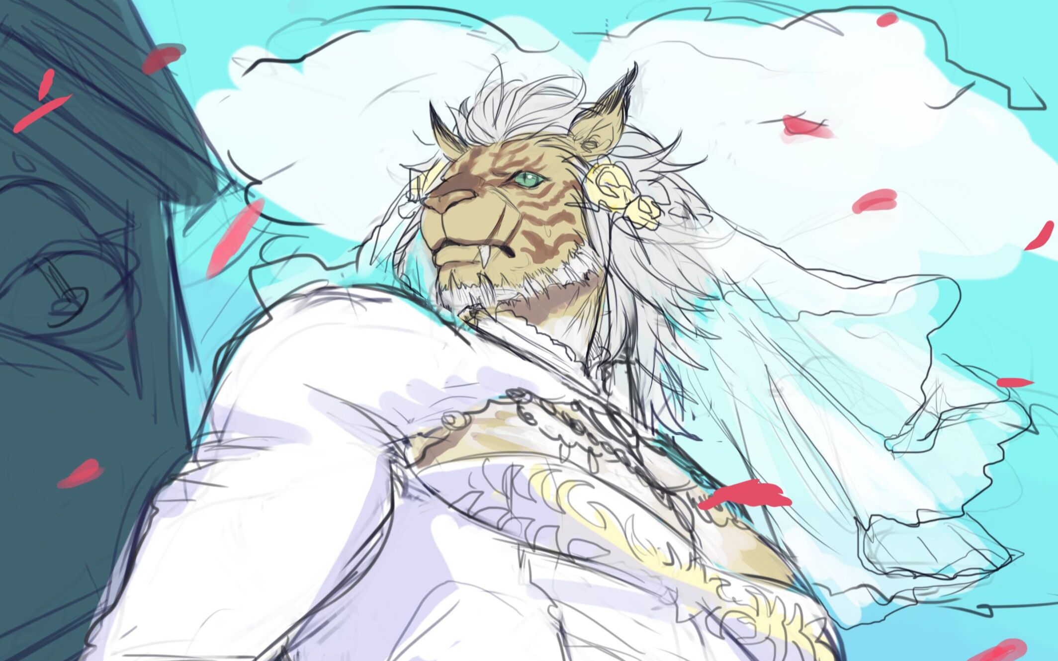 硌狮大猫猫的50光之跑腿录9初登场的ff兽人界本子王鲁纳尔