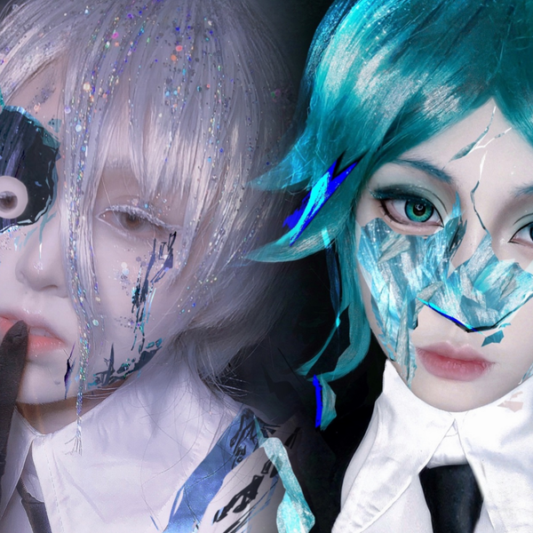 水母x三四】「最後新地球上只剩下一個人」｜宝石之国cos｜南极石