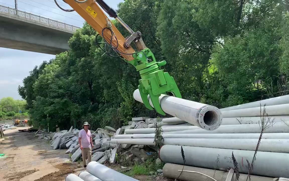 电线杆夹具 电线杆夹子改装 吊电线杆专用夹子 水泥电线杆夹