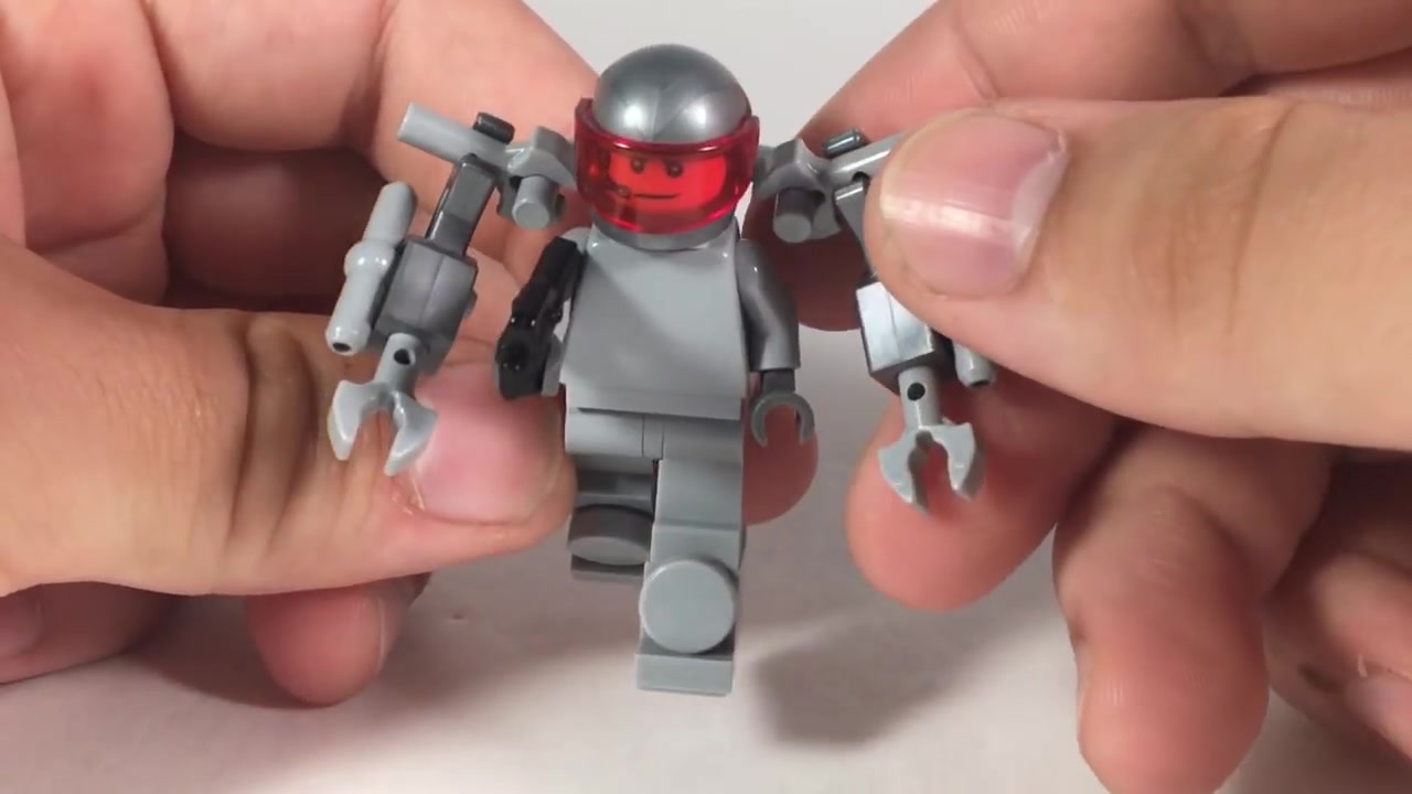 砌砖小哥乐高moc教程包教包会自制酷炫机械臂外骨骼装甲兵