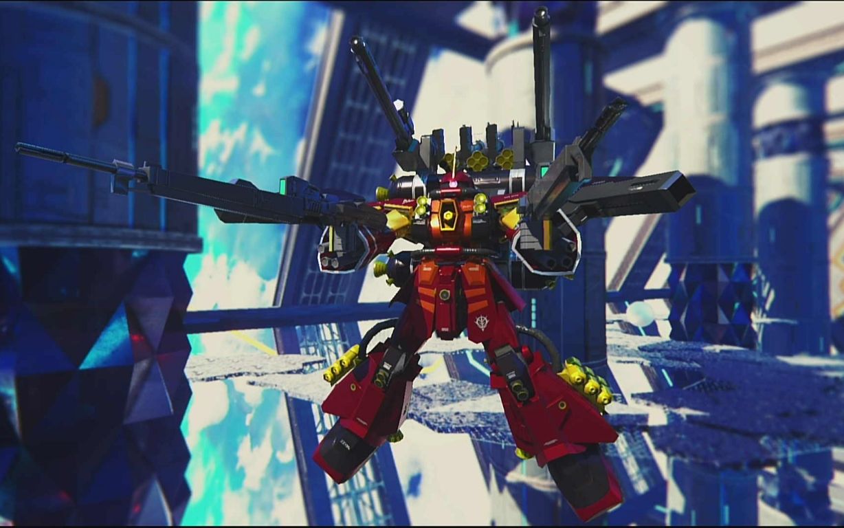 高达破坏者3:精神力扎古改(浮游炮,mega粒子炮,双重破坏炮装备)