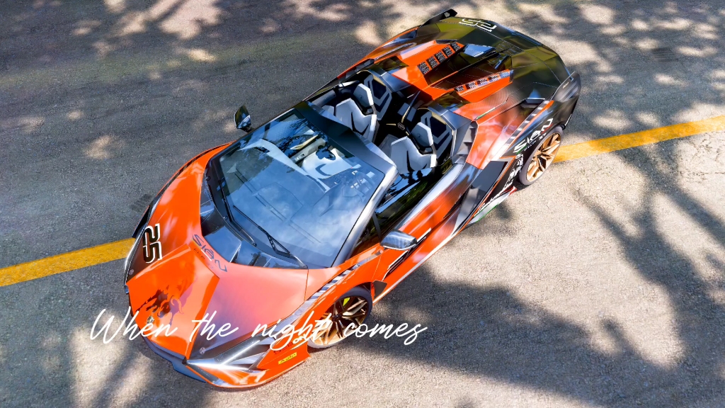 地平线5兰博基尼sian涂装