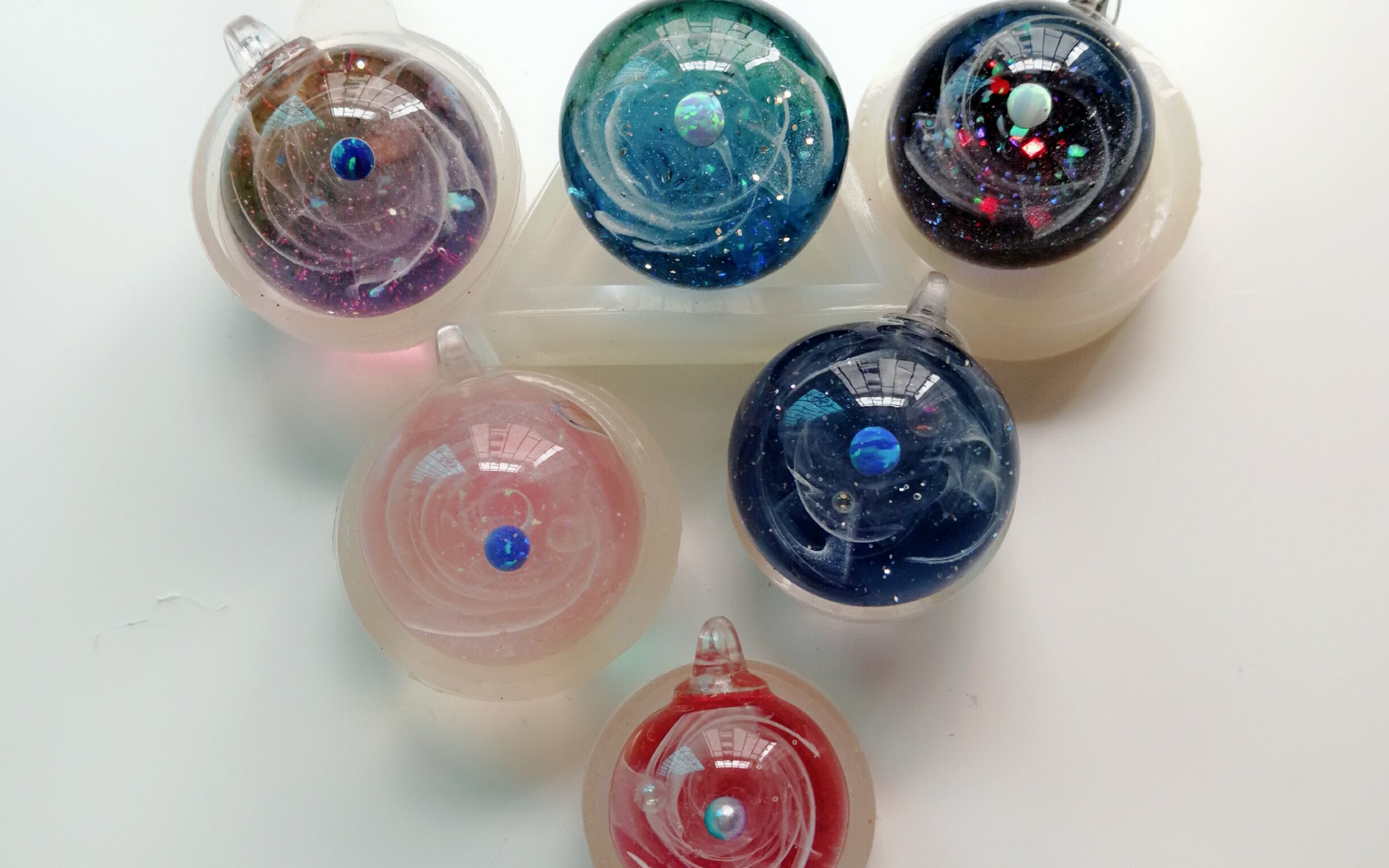 【滴胶】树脂星空宇宙球&新手作品展示