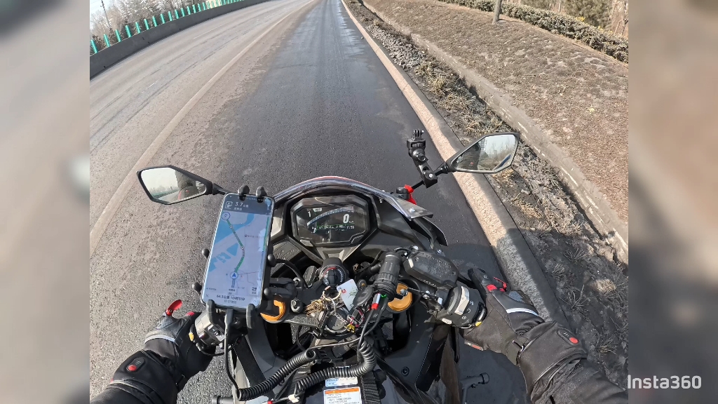 川崎zx4r黄河禹门口大桥龙门隧道第一人称视角