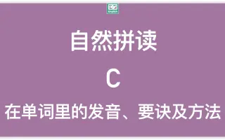 C的发音 哔哩哔哩 Bilibili