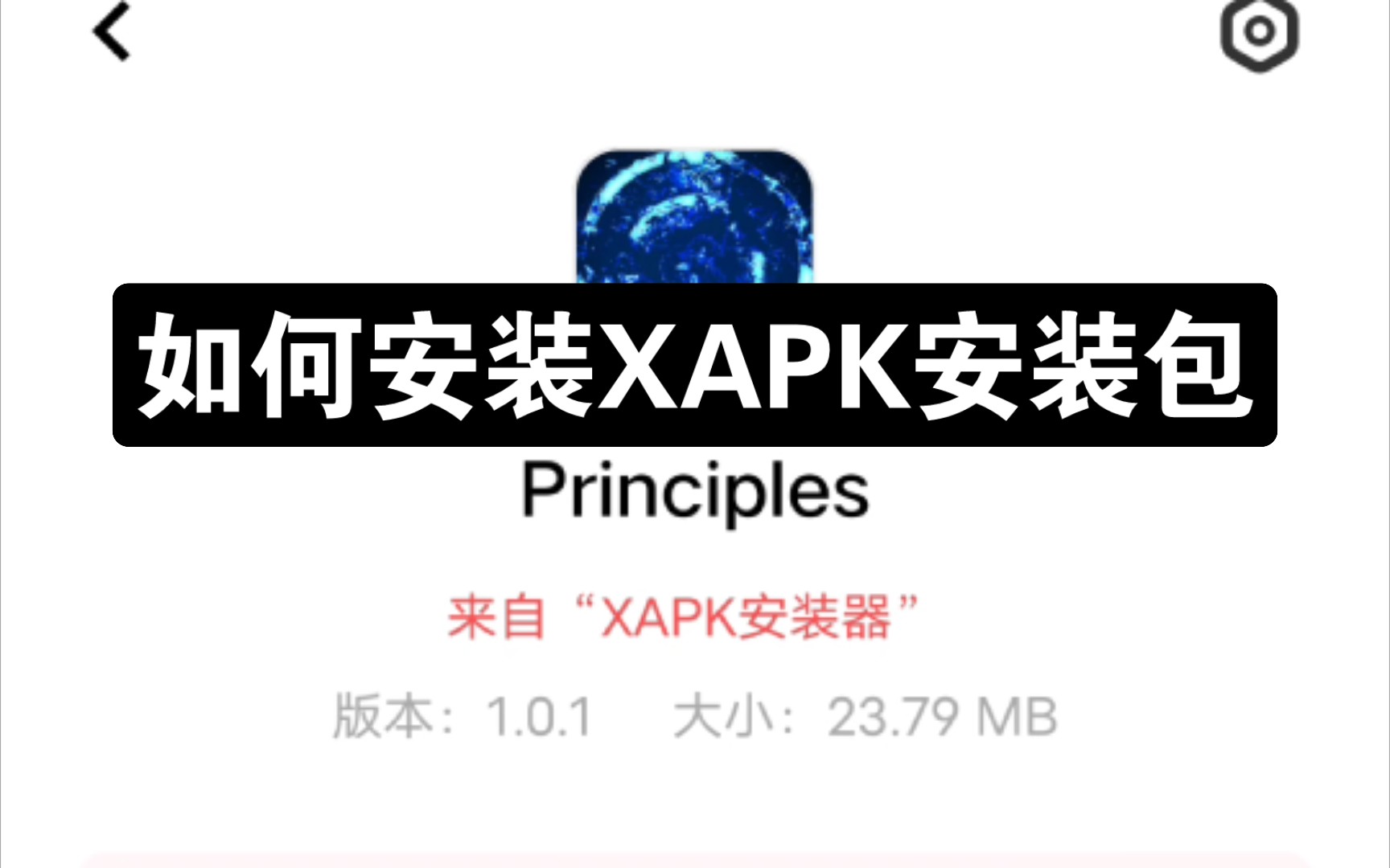 【principles】如何安装XAPK安装包哔哩哔哩bilibili教程