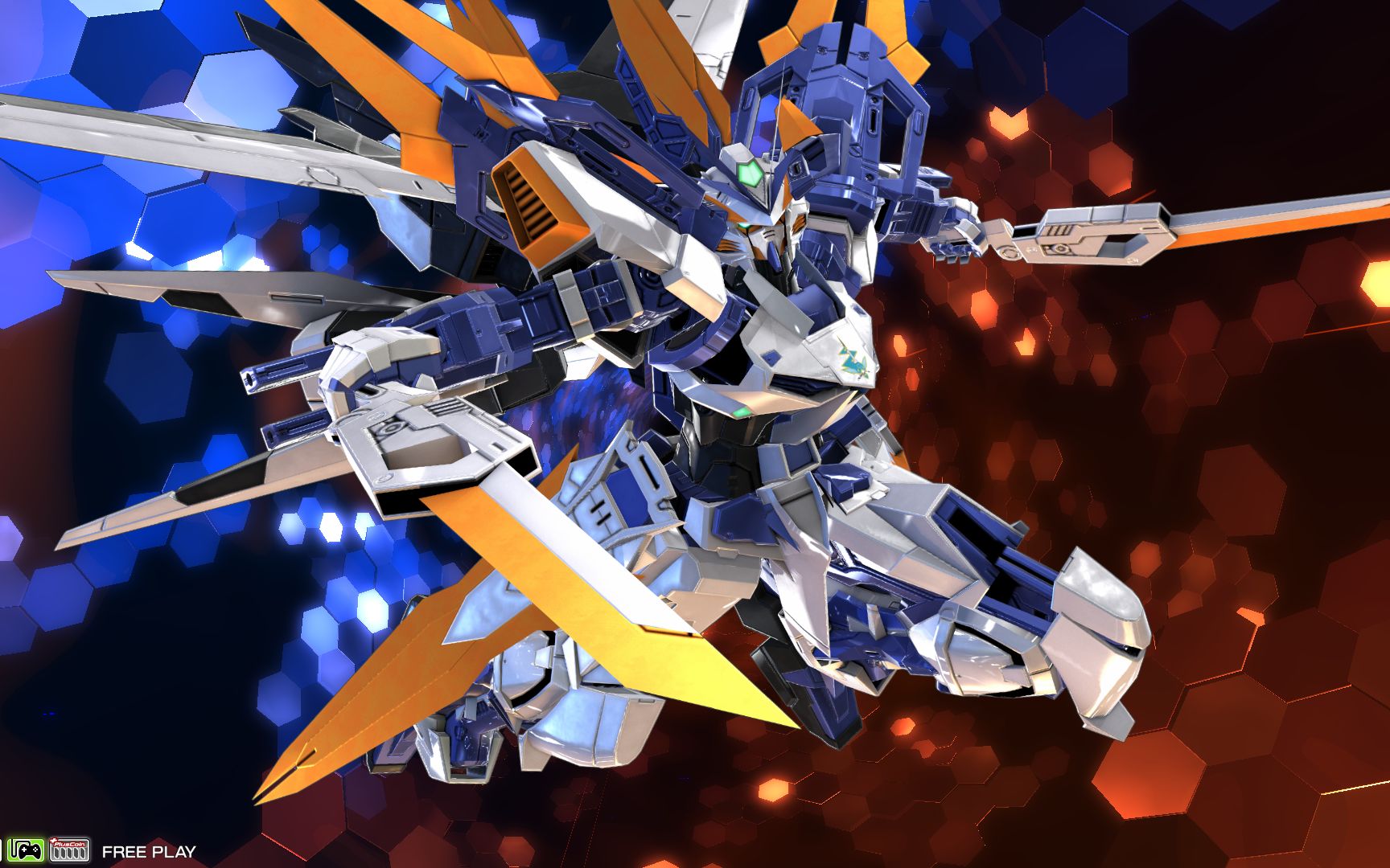 异端高达蓝色机d型练习(高达exvs2xb)