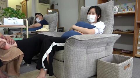 2107 のりんぐnoring 夏休み中の仲良しｊｋ２人組に足つぼ 右足編 哔哩哔哩