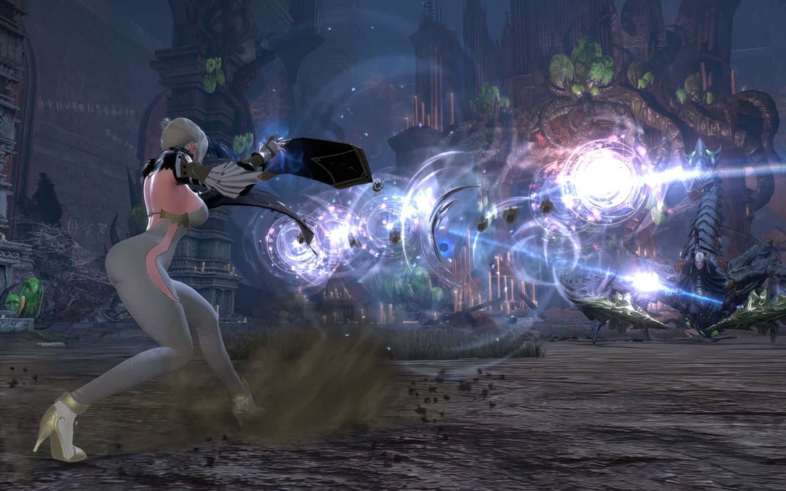 【4k】【洛奇英雄传韩服】新角色球女solo艾努 (装备共享测试)