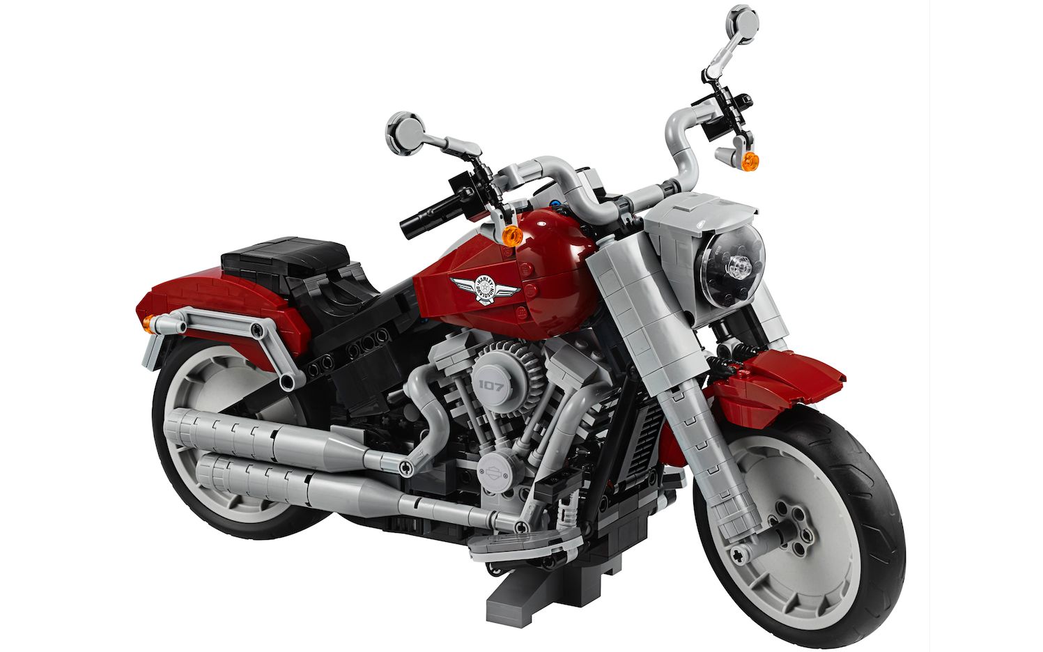 乐高lego10269创意百变高手哈雷摩托车戴维森肥仔速拼评测