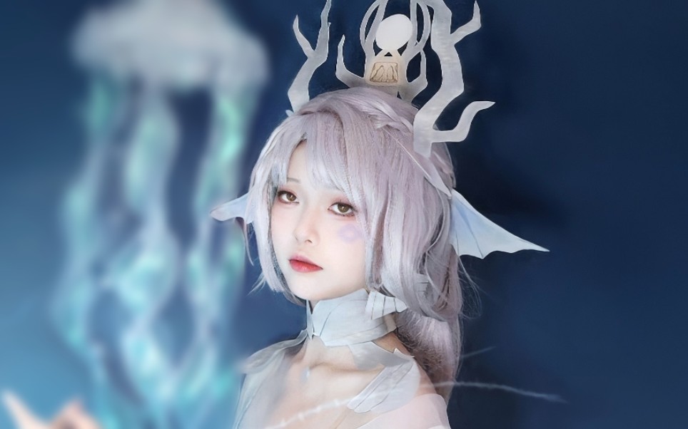 【阴阳师】铃鹿御前_崽战新皮肤_晴晚拂空cos