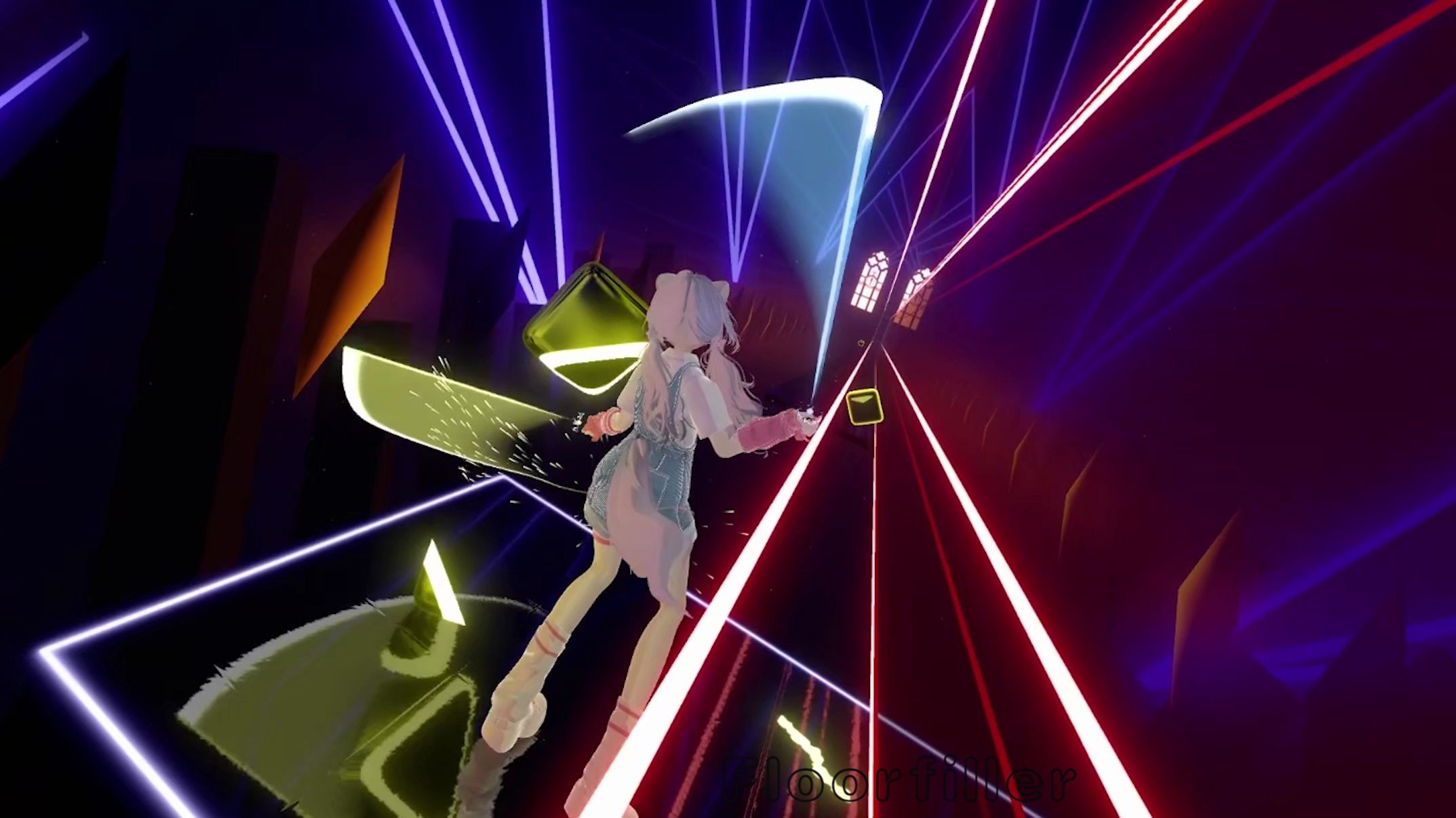 健身!哇呜哇哇~-beat saber—节奏光剑