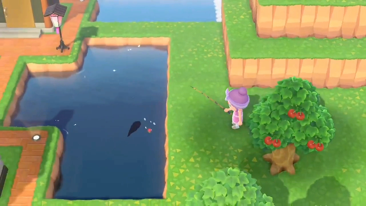 集合啦动物森友会动森随缘钓鱼了