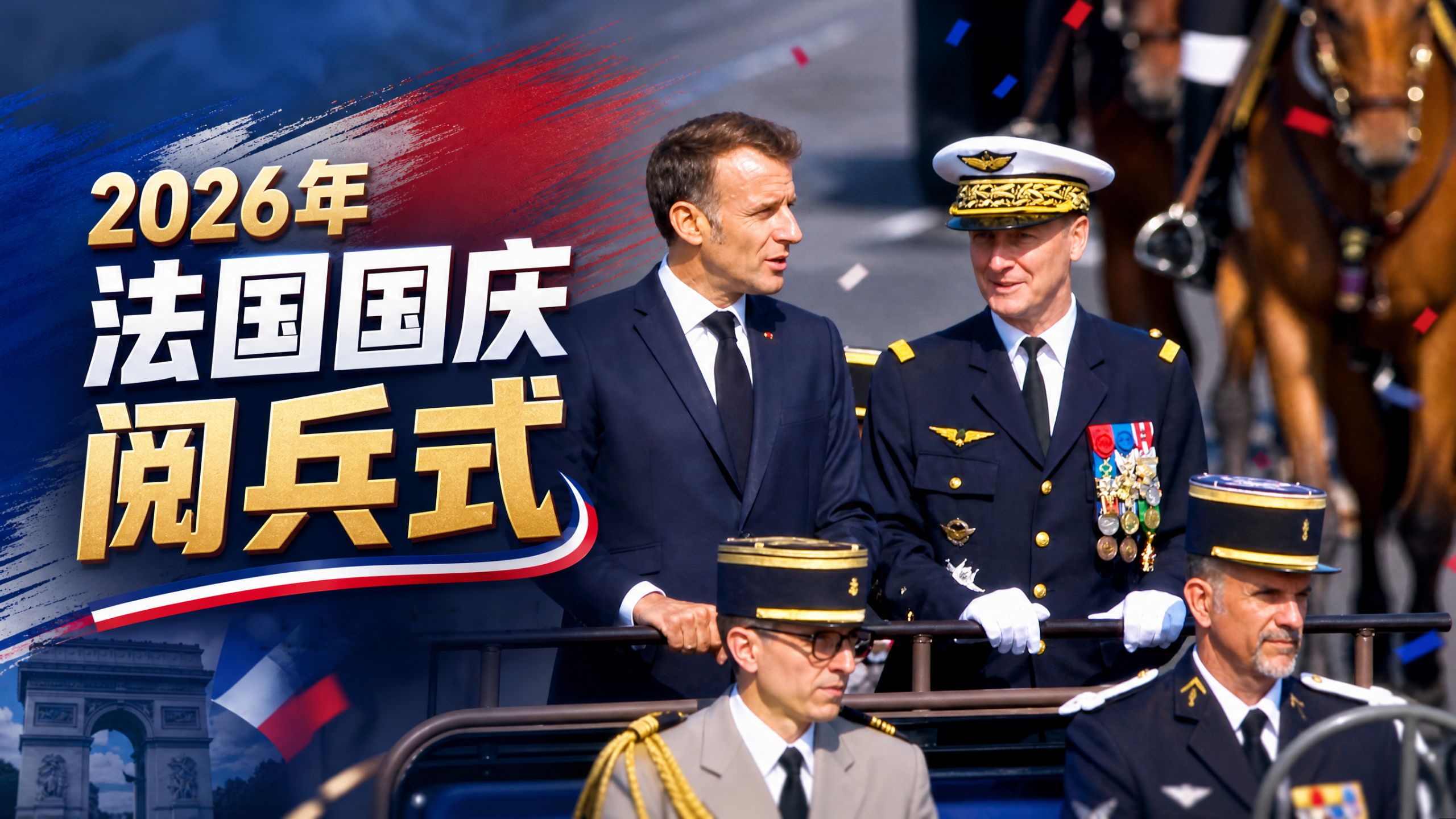 【中字】【2026年法国国庆日阅兵式】【超清完整版】2026.07.14｜Défilé militaire à Paris