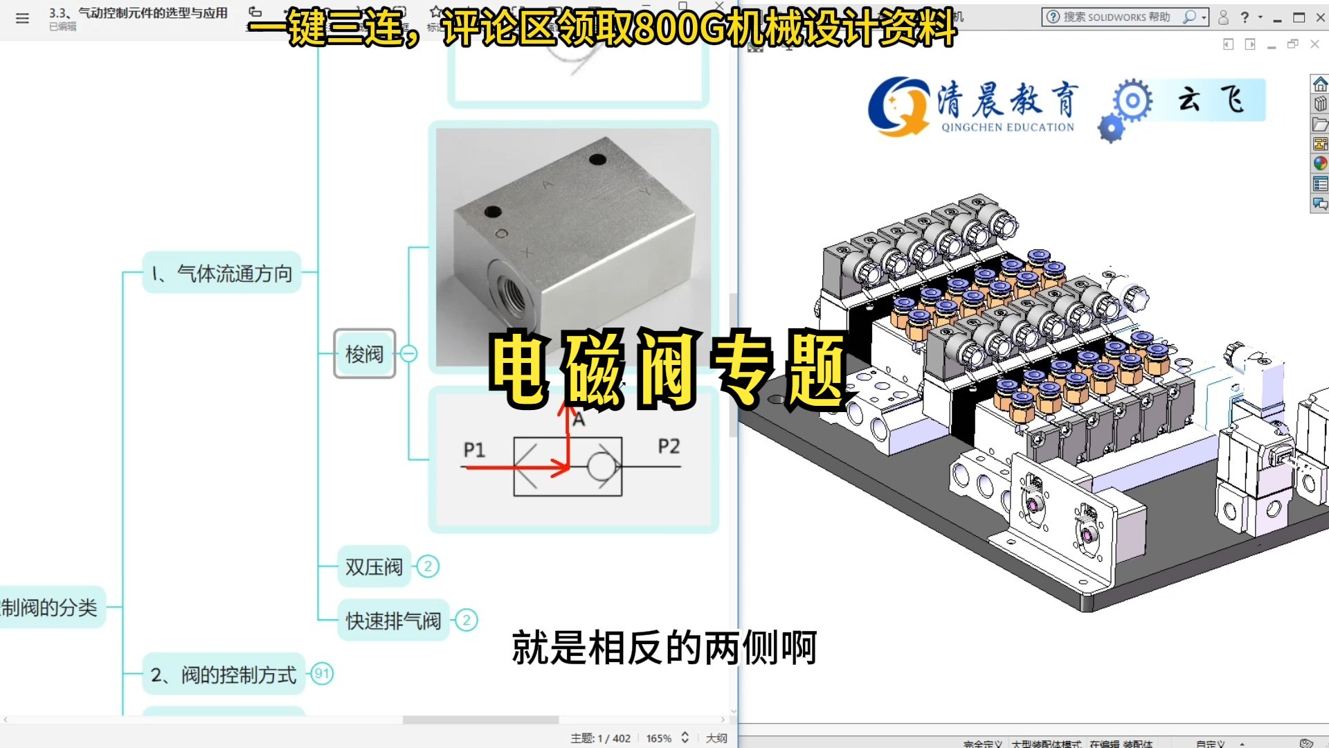 solidworks非标电磁阀之《方向控制阀的介绍与分类》哔哩哔哩bilibili