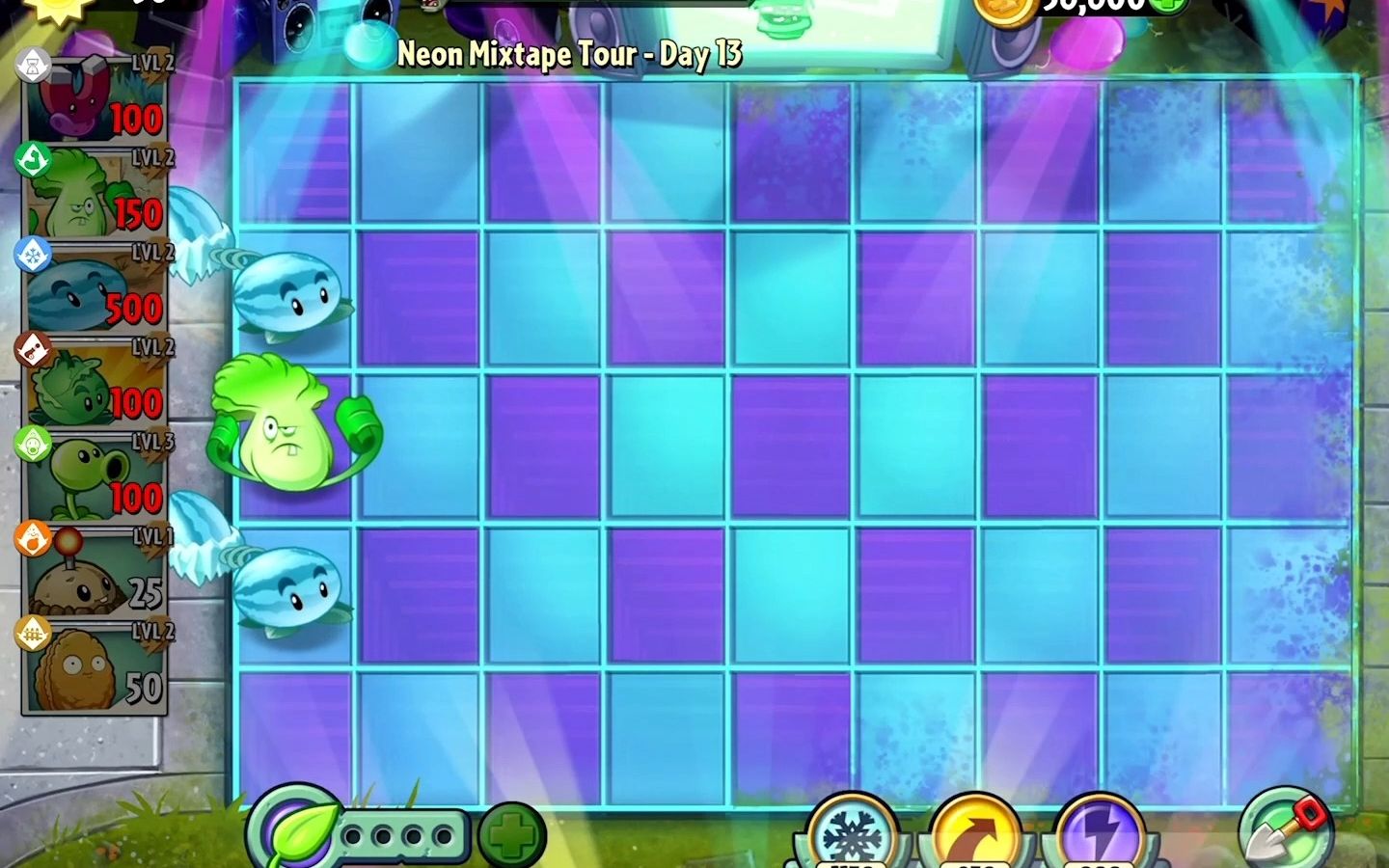 植物大战僵尸2国际版.摇滚年代第13天