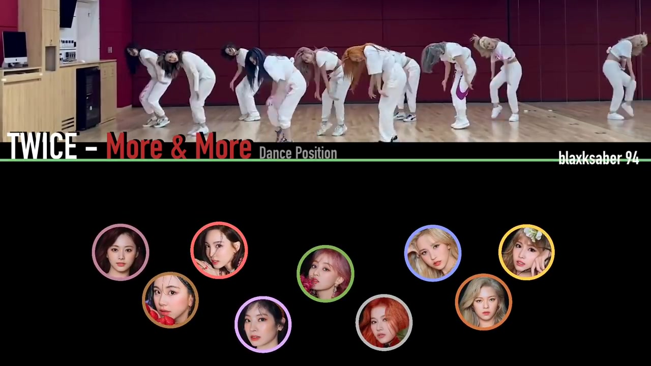 [图]TWICE - More & More 舞台站位 来啦