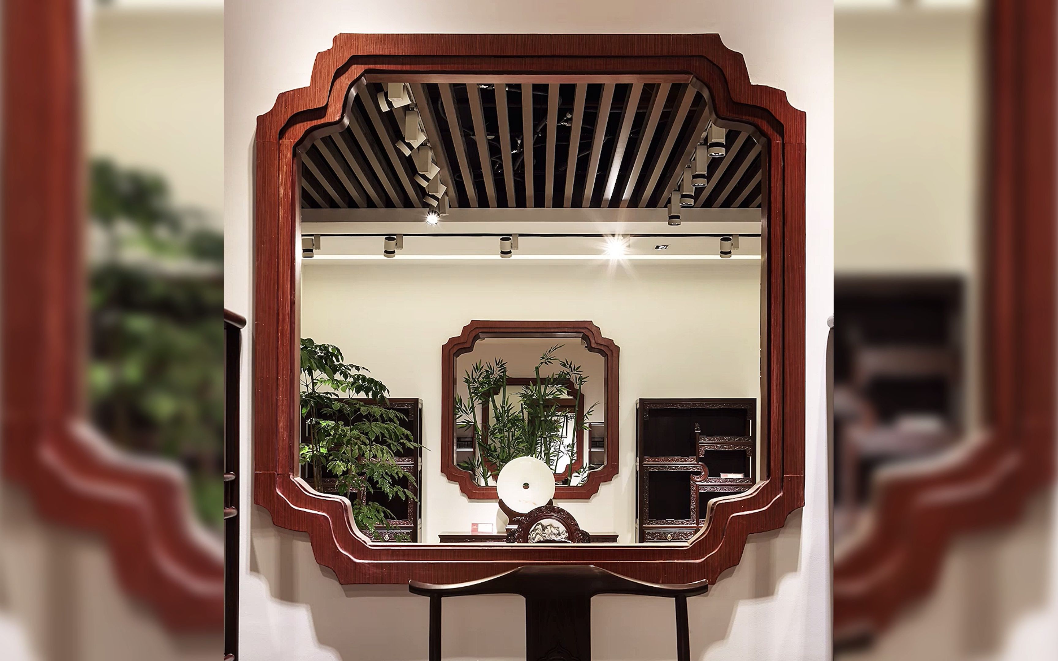 中式高端红木家具展厅装修 中高端红木家具紫檀木