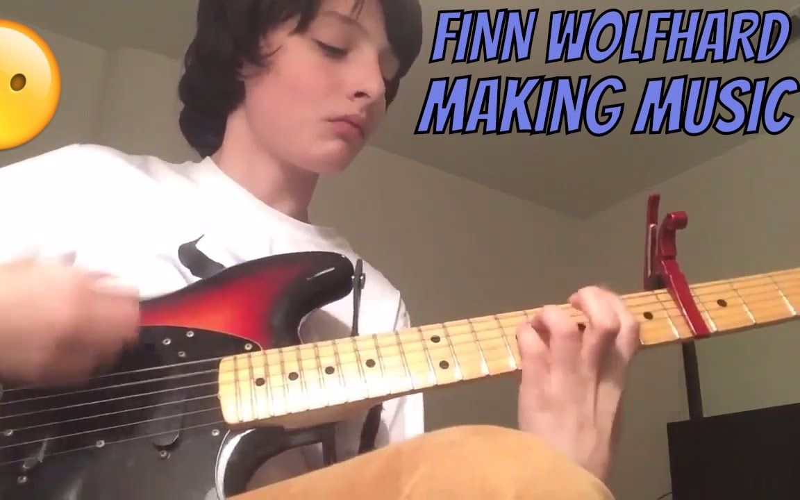 [图]怪奇物语小演员FINN自弹自唱！ Stranger Things FINN WOLFHARD THE MUSIC ART