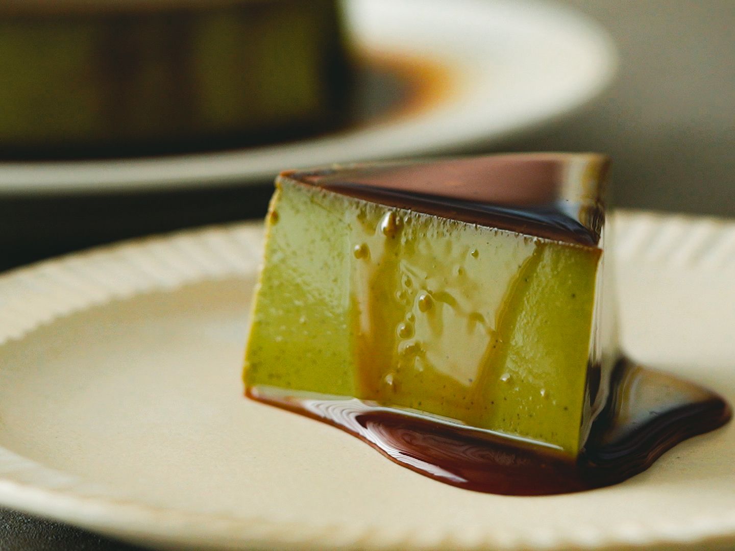 马斯卡彭特浓抹茶布丁|优化n次的完美配方!