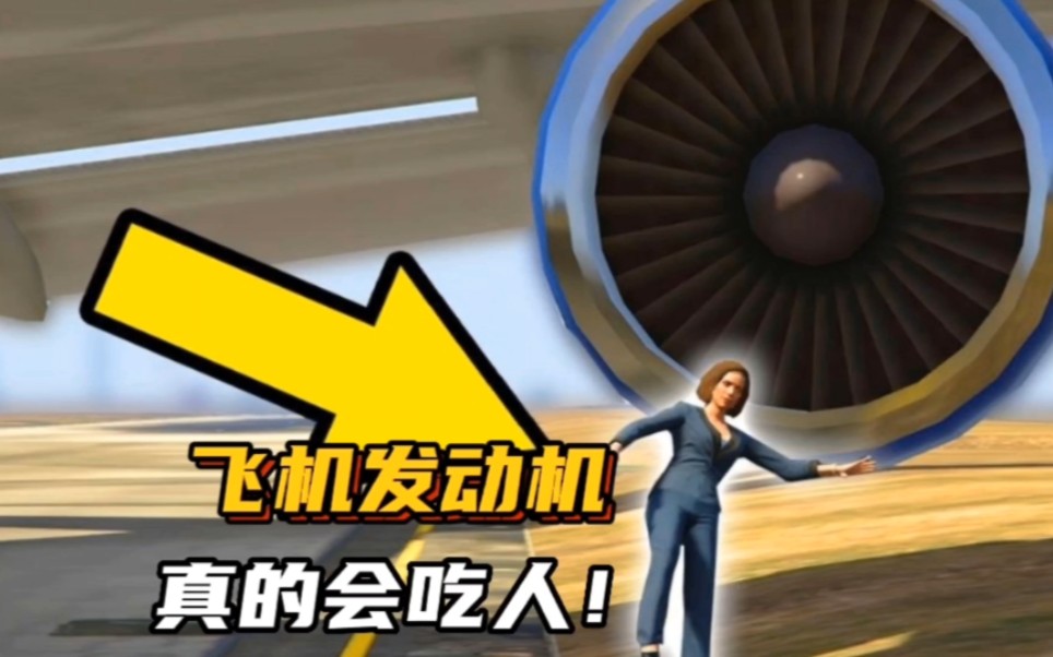飞机发动机真的会吃人?