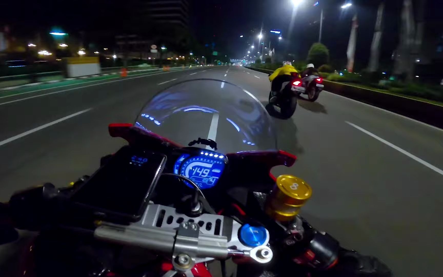 本田CBR250RR刷夜(极速199KM/h)哔哩哔哩bilibili