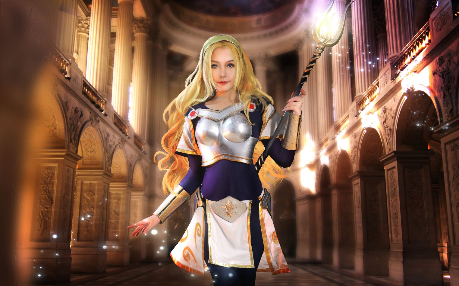 【一人出cos】lol拉克丝的修片过程