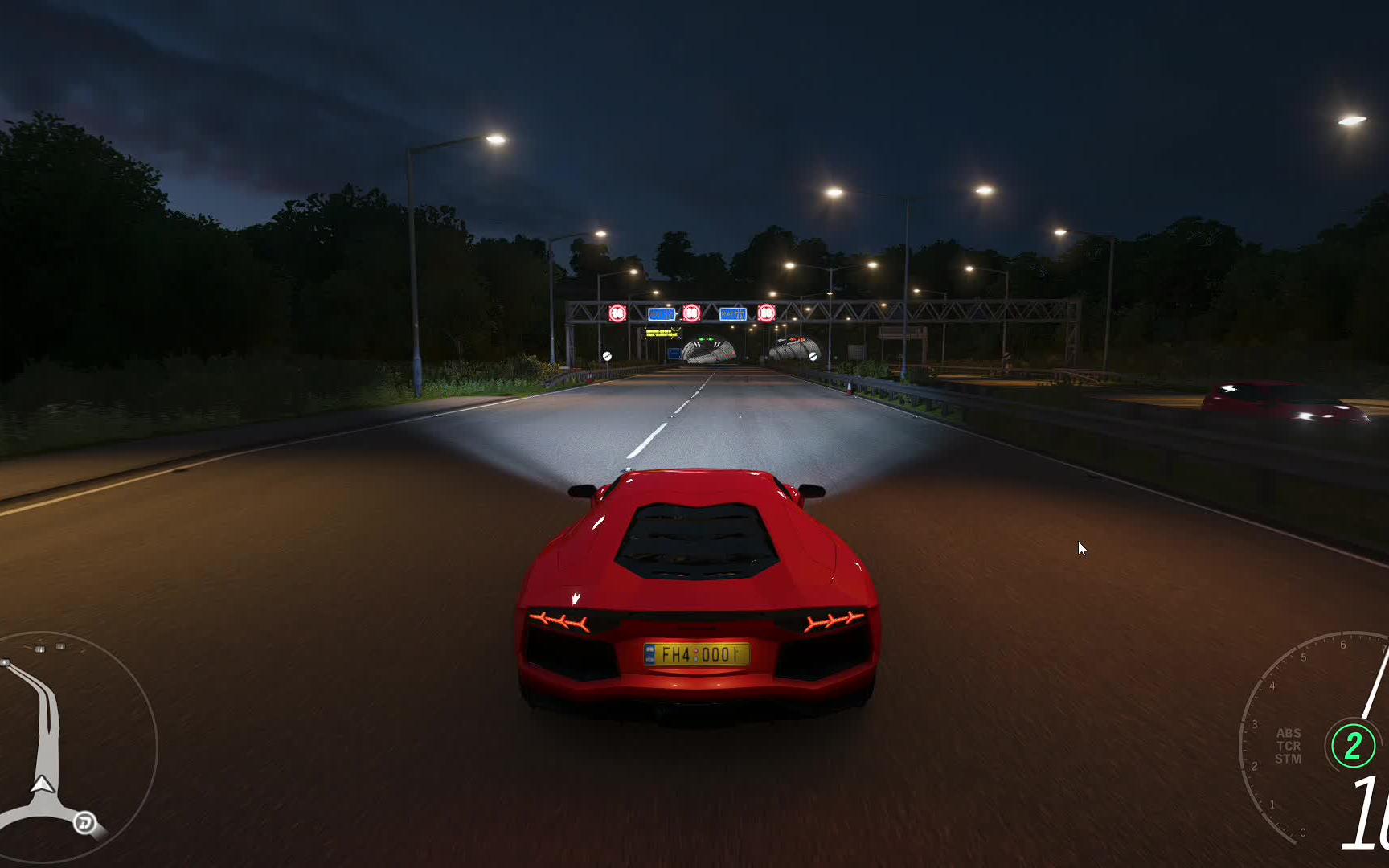 地平线4兰博基尼2012aventadorlp7004welcomepack深夜试驾