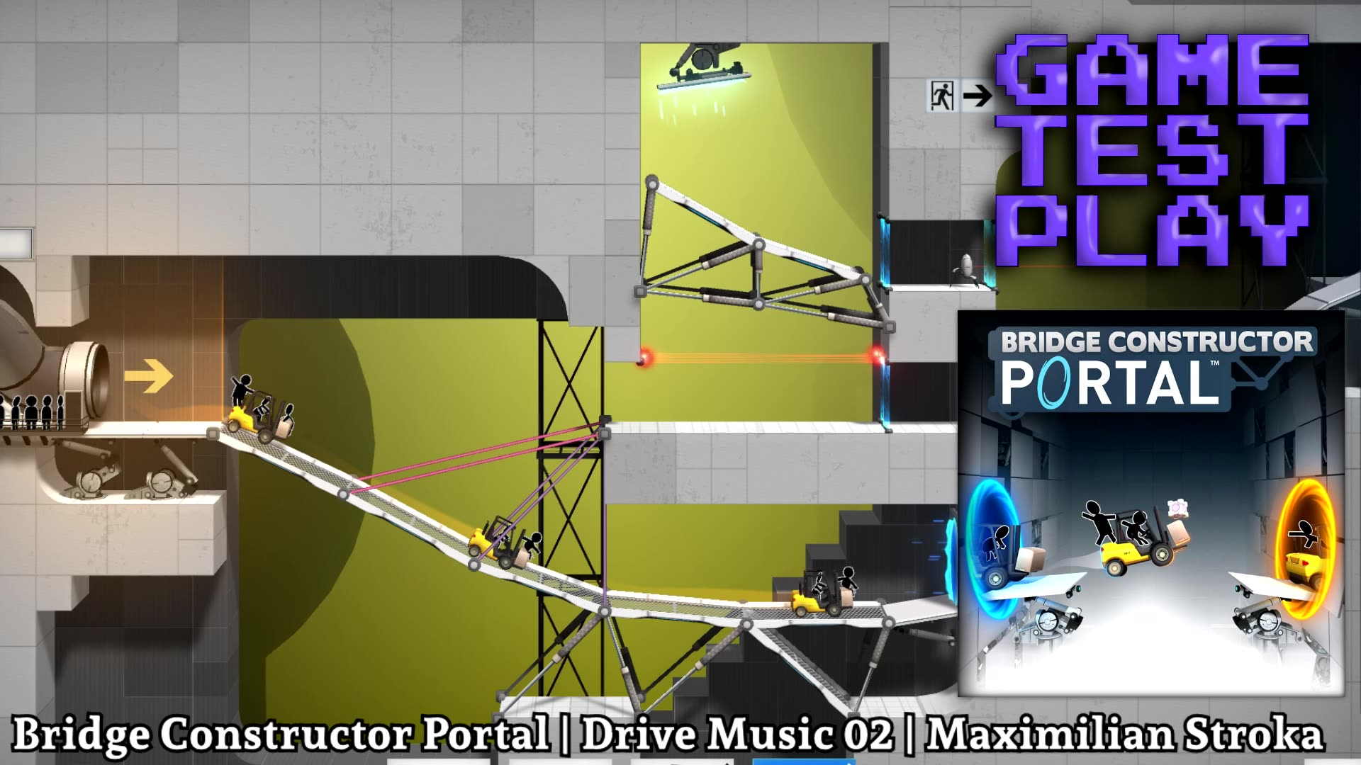 [图]Bridge Constructor Portal 桥梁构造者传送门 Gaming Music Mashup 游戏音乐混搭