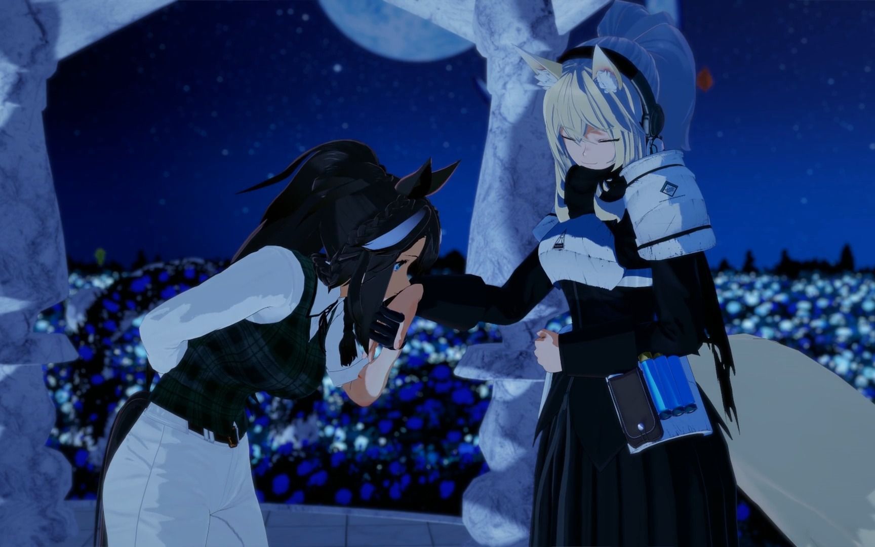 【恋活/mmd】让您久等了,我的玛嘉烈小姐【明日方舟马术服流星】