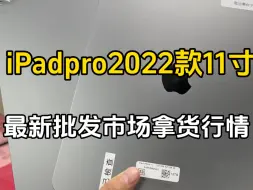 Download Video: iPadpro2022款11寸最新批发市场拿货价格