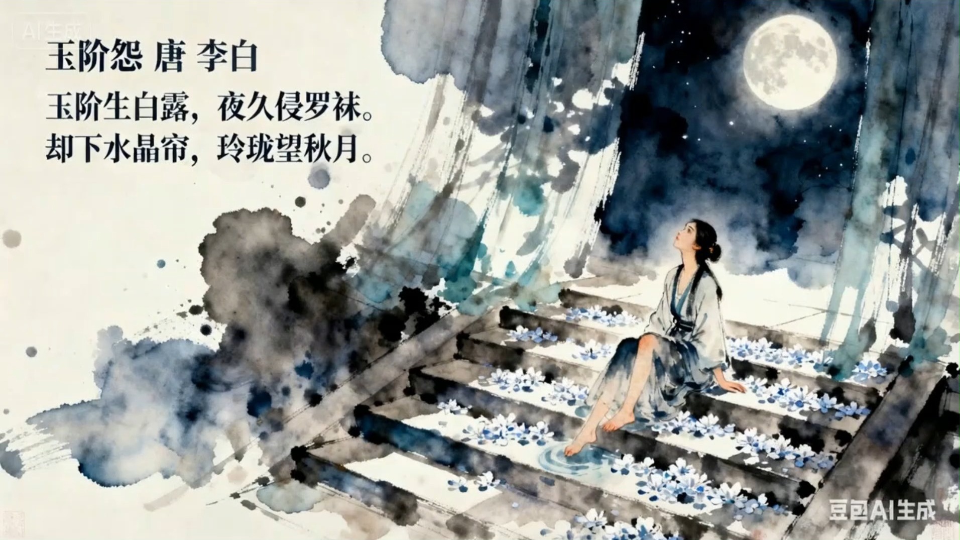 磨耳朵系列:小学拓展古诗《玉阶怨》朗诵