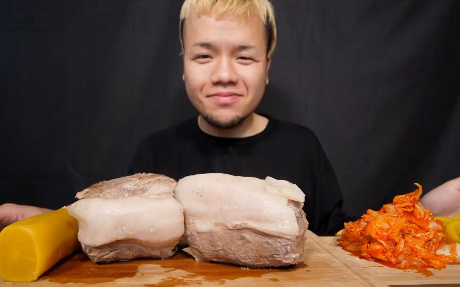 日本大胃王 吃播 熊熊新井熊 asmr chunky meat