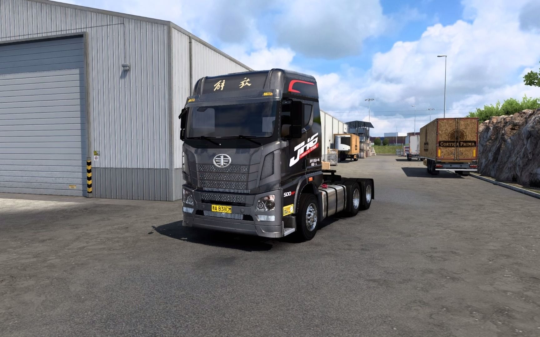 欧卡2:解放jh6运输空托盘_欧洲卡车模拟2