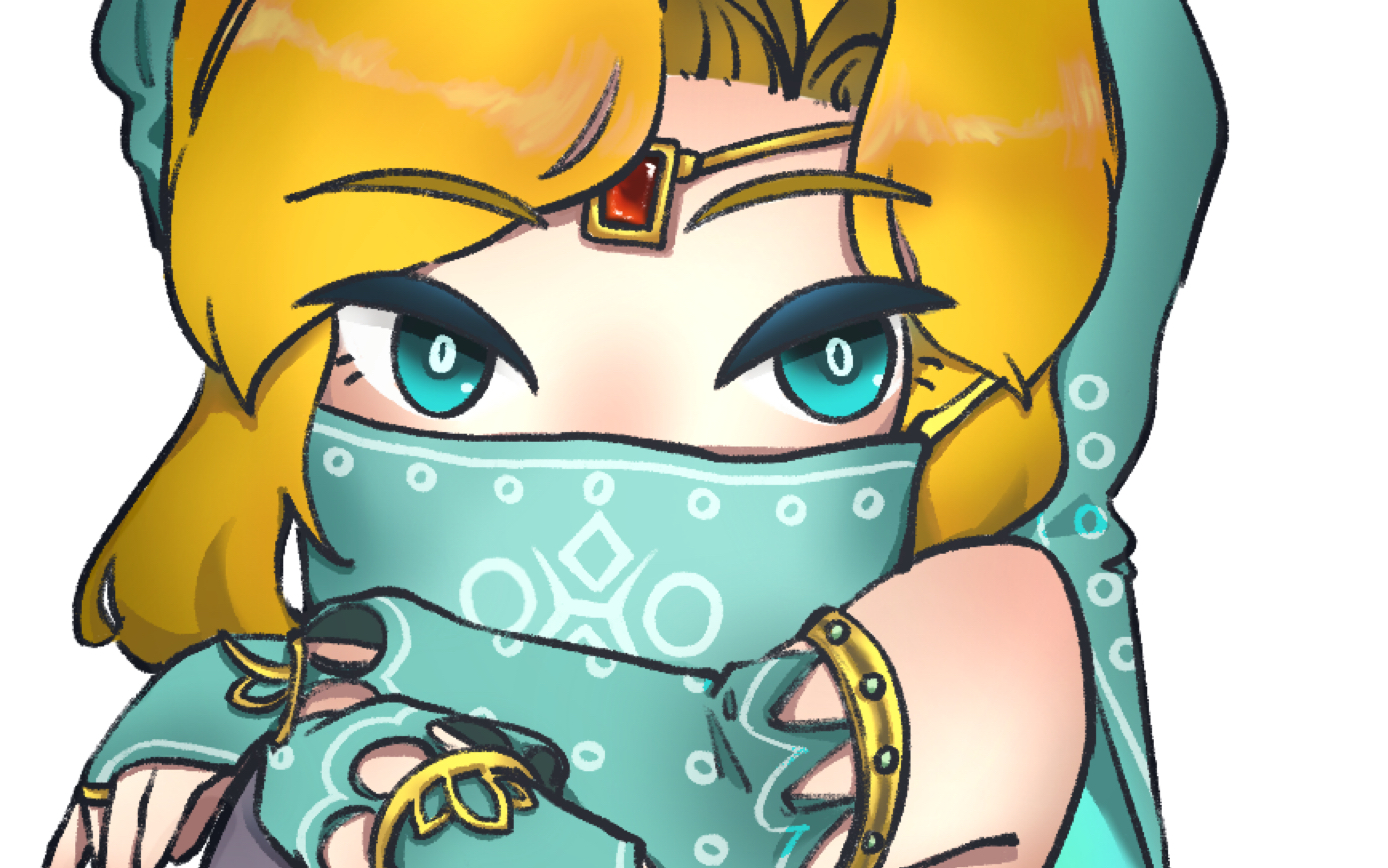 【绘画过程】淑女套林克